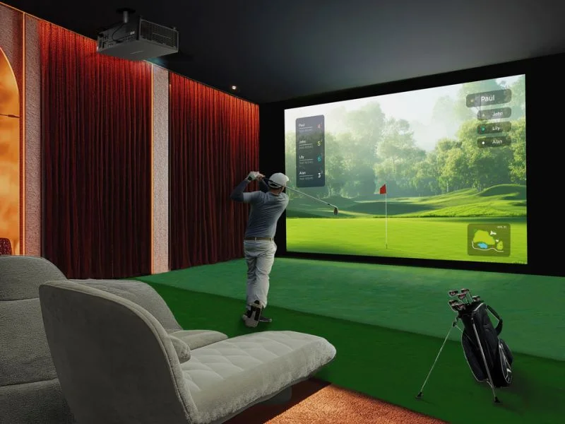Máy chiếu ViewSonic LS950-4K cho phòng golf VIP