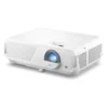 Máy chiếu ViewSonic LX719-4K – thân máy trắng, nhìn chéo trái