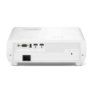 Mặt sau máy chiếu ViewSonic LX750-4K với 2 cổng HDMI 2.0, USB-A, RS-232 và audio ra